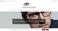 Desktop Screenshot of kenteyecare.co.uk