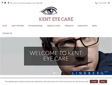 Tablet Screenshot of kenteyecare.co.uk